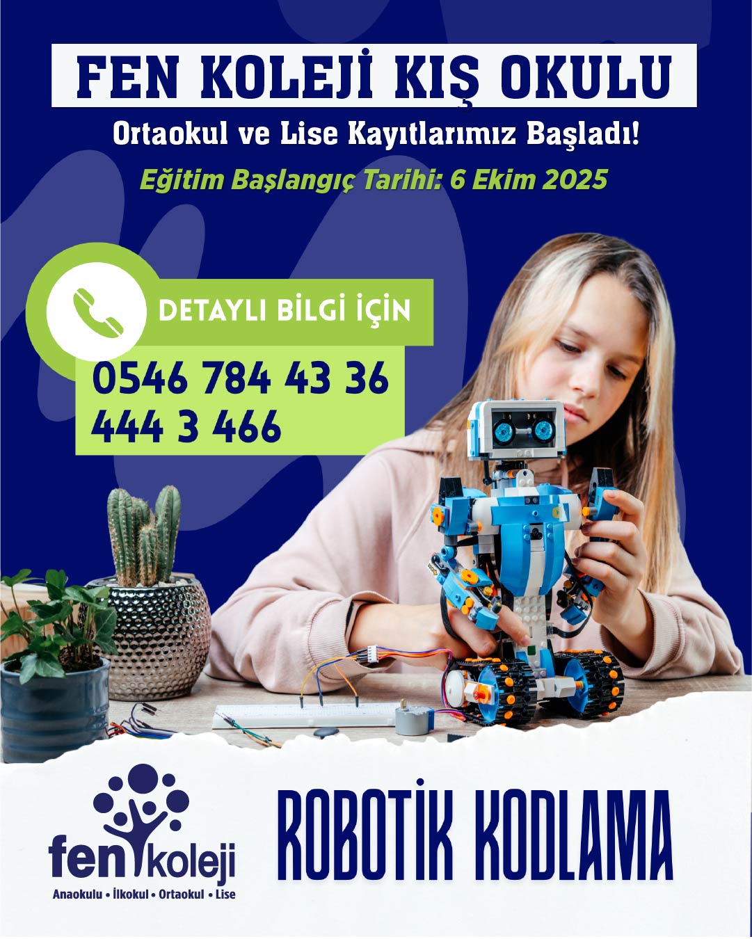 Fen Koleji Kış Okulu Başlıyor! Kodlama Atölyesi ile Geleceği Kodluyoruz!